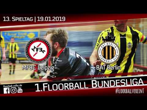 HL: MFBC Leipzig - BAT Berlin / 14:2 / 13. Spieltag / 1. Floorball Bundesliga Saison 2018/19
