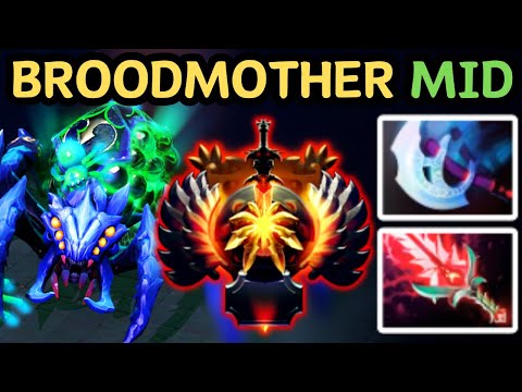 🔥 ABSOLUTE WEB GOD — BROODMOTHER MID DESTROYS ALL | DOTA 2 🔥