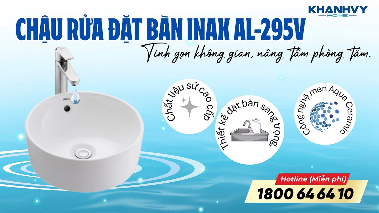 Chậu rửa đặt bàn Inax AL-295V