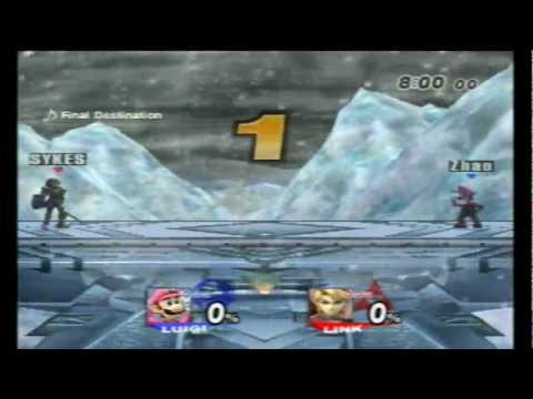 SSBB LtSykes (Link) vs Zhao (Luigi)