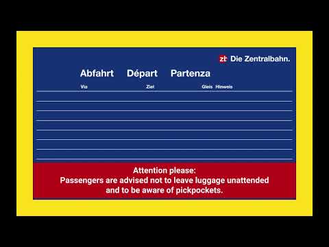 ZB Durchsage • Vorsicht vor Taschendieben (De + Eng)