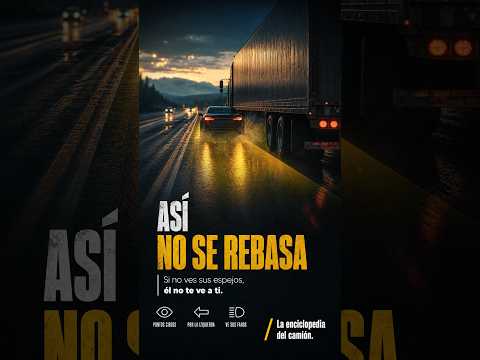 ¿Cómo rebasar un tráiler en carretera?