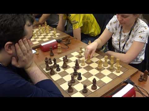 FM Viktoria Chernyak - GM Gadir Guseinov, English opening, Blitz chess