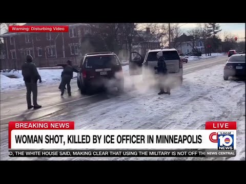 Video shows moments before woman was shot dead by ICE officer in Minneapolis