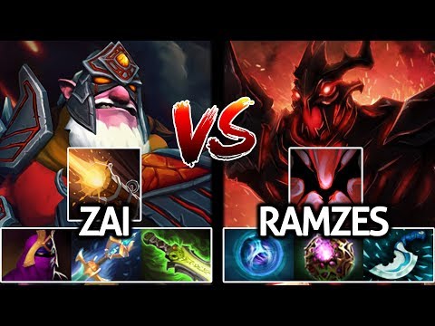 Zai Sniper VS Ramzes Shadow Fiend | Insane Battle Mid of Magic Build 7.21 Dota 2