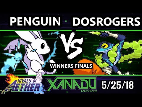 The Grind 28 RoA - Penguin (Ori) Vs. DosRogers (Ranno)  - Rivals of Aether Winners Finals