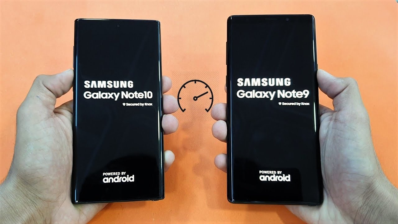 Samsung Galaxy Note 10 vs  Galaxy Note 9 - Speed Test & Comparison