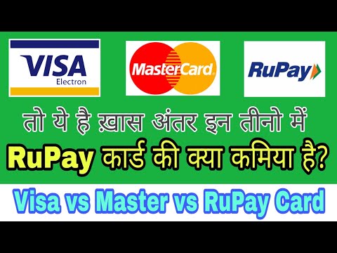 What is RuPay Card, Master and VisaCard? Truth of Different Debit Cards 💳 in India!