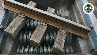 Extreme Dangerous Wood Chipper & Shredder Demolitions: Crushing Everything in Sight! #27