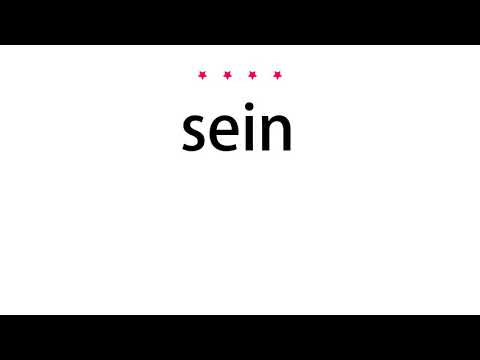 How to pronounce sein - Vocab Today