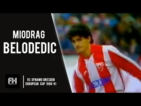 Miodrag Belodedic ● Skills ● Crvena Zvezda 3-0 Dynamo Dresden ● Champions Cup 1990-91
