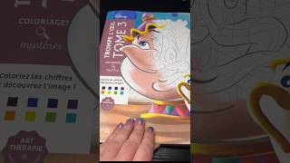 Color by number chaos!!! #disneycoloriages #colorbynumberchaos #coloringbook