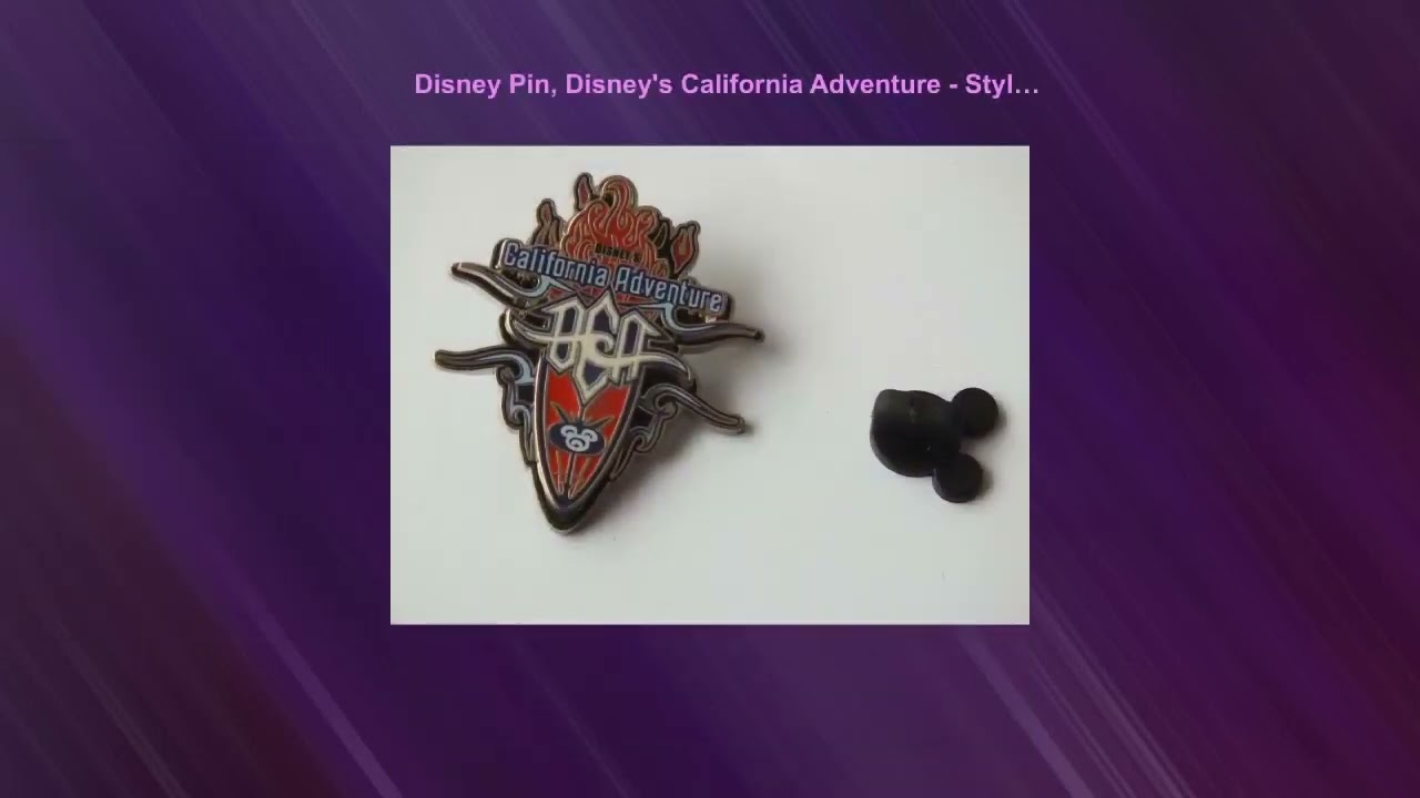 Disney Pin, Disney's California Adventure - Stylized Surfboard from 2008