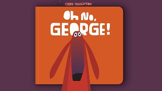Read along, "Oh No, GEORGE!"  Funny, retro animated reading book for kids of all ages. gameplay video by Krisko, 3:55 duration