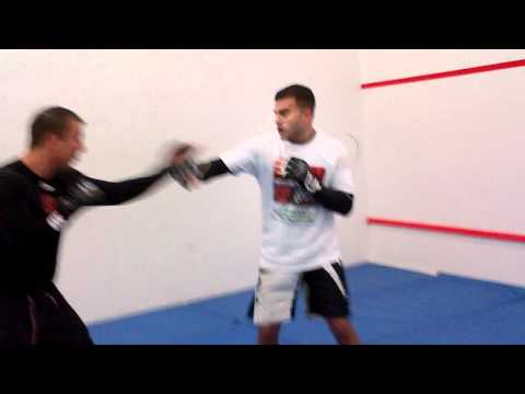 Jay J Bacchus vs Matt Holland (Sparring pt 2)