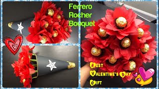 Best Valentine's Day gift for her or him/Ferrero Rocher chocolates Bouquet/Valentine's Day special
