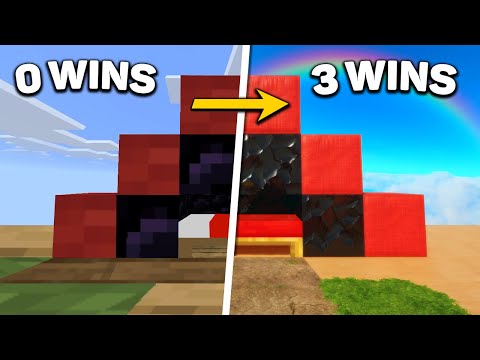 Bedwars But Wins Make Minecraft More Realistic