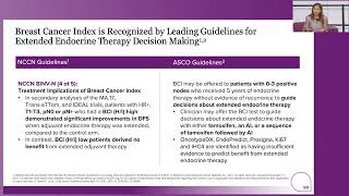 BCI: Guideline-Recognized and Validated to Help Guide Extended Endocrine Decisions