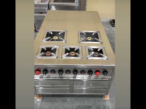 5 Burner Commercial Bulk Range