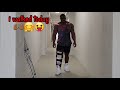 I'm walking again....barely lolol