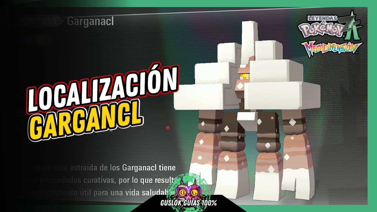 Leyendas Pokemon: Z-A Megadimension – UBICACIÓN de GARGANACL 💯 | GUÍA 100% 🏆 Leyendas Pokemon: Z-A Megadimension – UBICACIÓN de GARGANACL 💯 | GUÍA 100% 🏆