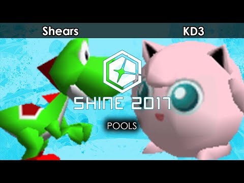 Shine 2017: BDSM | Shears (Yoshi) V BC | KD3 (Jigglypuff) - Smash 64 | Pools