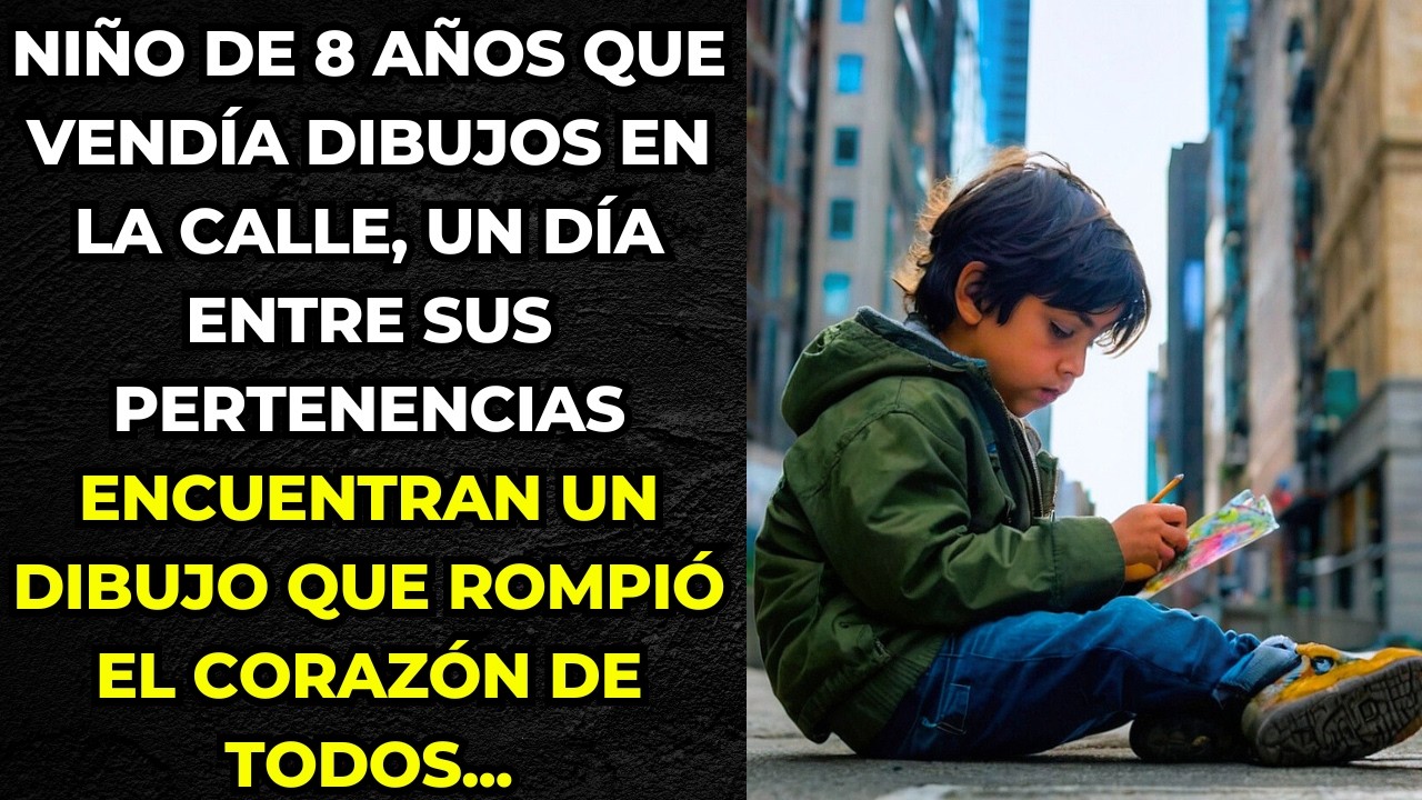 EL NIÑO QUE VENDÍA DIBUJOS EN LA CALLE: LO QUE ENCONTRARON EN SU ÚLTIMO DIBUJO DEJÓ A TODOS...