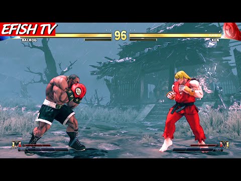 Balrog vs Ken (Hardest AI) - Street Fighter V