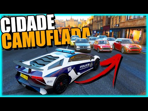 CIDADE CAMUFLADA essa FOI POR POUCO - FORZA HORIZON 4 ONLINE