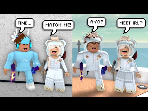 CREEPY GIRL Wants To MATCH ME, So I PRANKED Her... (Murder Mystery 2)