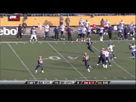 CFL Toronto 27, Winnipeg 8 - October 23, 2010