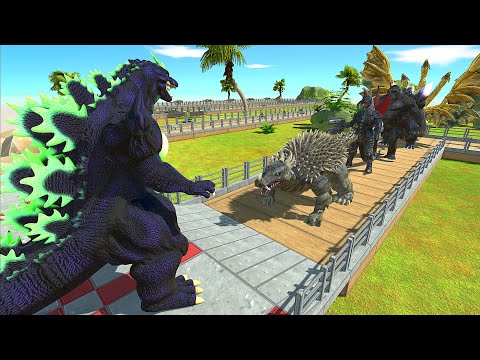 SUPER GODZILLA OASIS DEATH RUN - Animal Revolt Battle Simulator