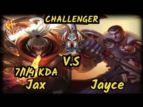 TF Blade (JAX) vs JAYCE - 7/1/4 KDA TOP CHALLENGER GAMEPLAY - NA