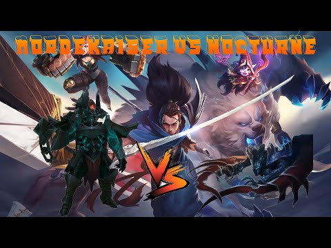 Mordekaiser Jungle ranked gameplay vs Nocturne - My back is aching, teamates so heavy!