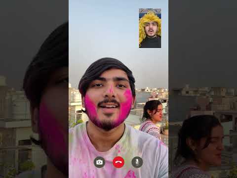 Long Distance Relationships Be Like On Holi 😢🥹 | Hassu