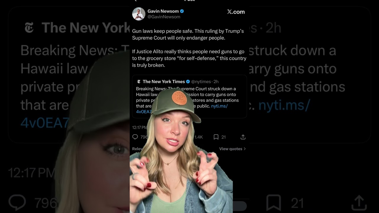 SCOTUS Ruling Causes Gun Grabber Meltdown…  ￼#shortsvideo #shortsfeed #2ndamendment #shorts