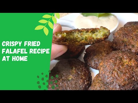 Crispy Fried Falafel Recipe Using Canned Chickpeas | Easy Falafel Recipe at Home | Falafel Recipes