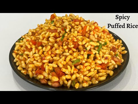 Maramaralu Mixture - Puffed Rice Chaat - Murmura Chaat - Quick & Easy Evening Tea Time Snack Recipe