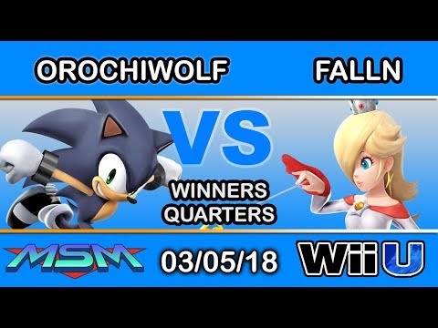 MSM 136 - orochiwolf (Sonic) Vs. falln (Rosalina) Winners Quarters - Smash 4