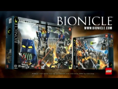 Rare HQ, Best Quality! US TV Piraka Stronghold, 06 Playsets Commercial - LEGO Bionicle 2006