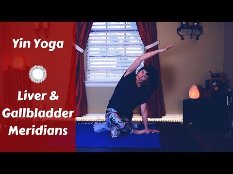 Yin Yoga for Liver & Gallbladder Meridians | Side Body, Legs, Hips {50 mins}