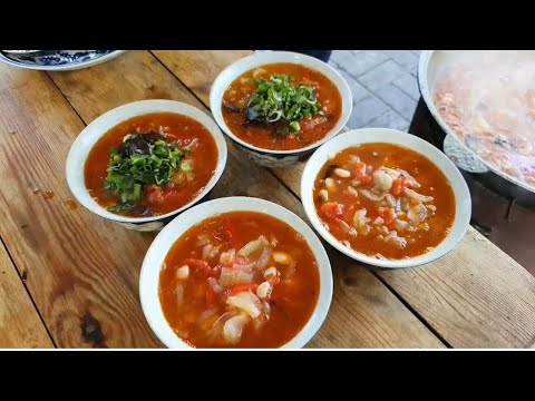 The simplest, most delicious and cheapest Tajik shurpa/ Шурбои очаги/ Летняя таджикская шурпа