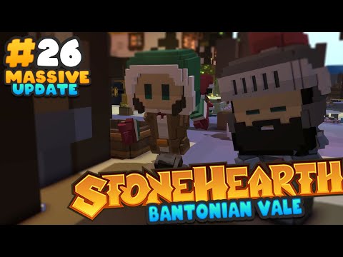 Stonehearth Massive ACE Update - Amberstone Bunnies in Town - Ep 26