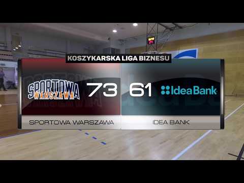 Sportowa Warszawa vs Idea Bank - X kolejka - I Liga Warszawa - Koszykarska Liga Biznesu