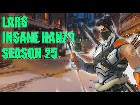 LARS INSANE HANZO GAMEPLAY - GRAND MASTER OVERWATCH SEASON 25