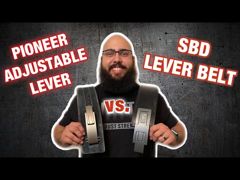 PIONEER ADJUSTABLE LEVER vs SBD LEVER BELT // pioneer lever belt assembly and review, lifting belt