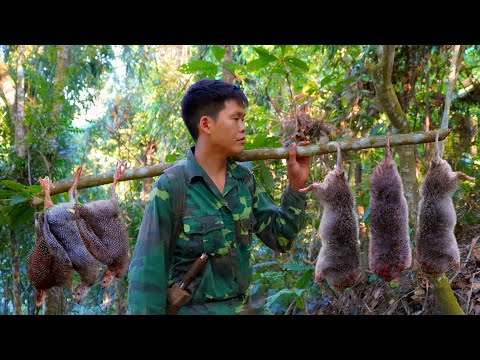 200 Days of Survival, night hunting, wild hunting, traps, wild chicken, wild boar, stream fish