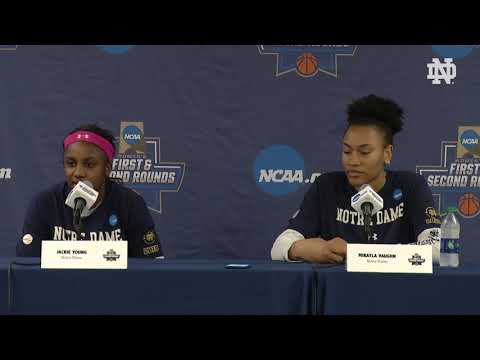 @ndwbb | Player Press Conference - NCAA Tournament Media Day 2 (2019)