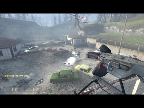 Combine의 Half-Life 2:Outpost 905 플레이 영상(난이도:Hard,No Death)