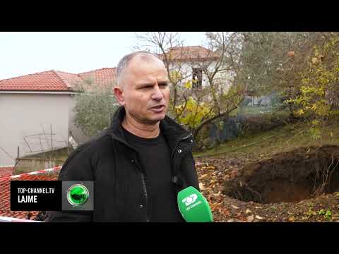 Top Channel/ Gropë karstike 10 metra e thellë pranë banesave në Belsh, banorët: Po afrohet çdo ditë